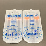 2 Packs Universal Domestic Sewing Machine Needles Pack 100/16 (4 x 100/16 and 1 x 2mm Twin Needle)