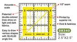 Quilting Patchwork Ruler 2.5 inch x 2.5 inch