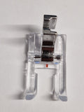 Snap on Clear View Zig zag Open Toe Foot
