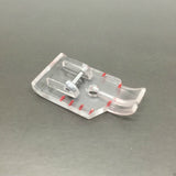 1/4' patchwork quilting foot clear snap on fits most domestic sewing machines