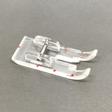 1/4 inch Quilting Foot Clear View with Red Markings