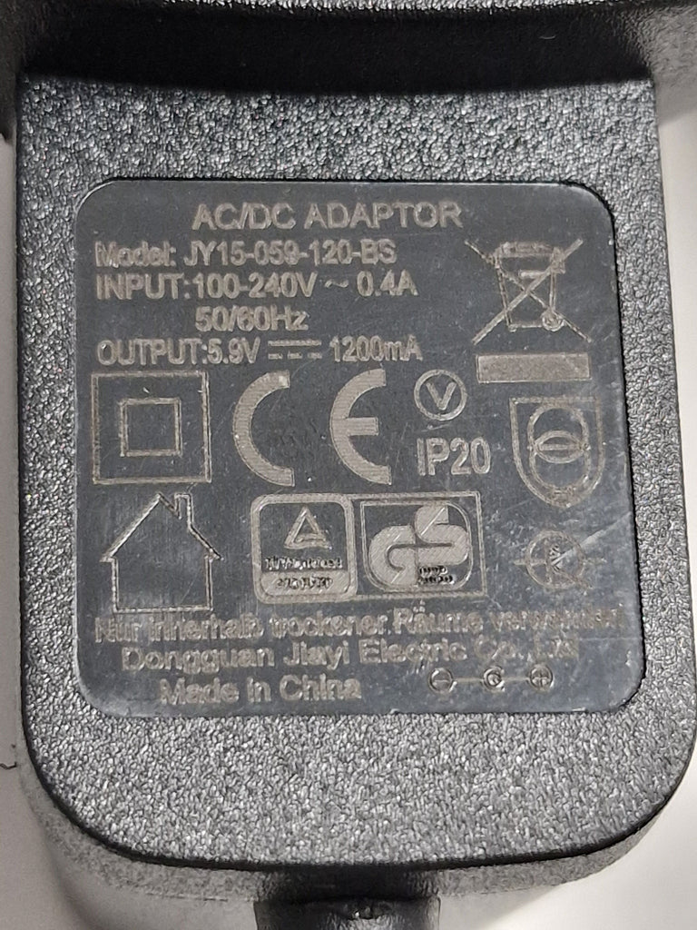 Model JY15-059-120-BS AC/DC Adapator Power Supply UK