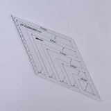 Acrylic 45 degree Ruler Diamond Quilting Ruler