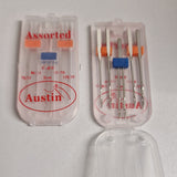 Universal Domestic Sewing Machine Needles Pack 1X75/11, 1X90/14, 1X100/16, 1X110/18, 1x2mm Twin Needle