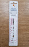 Pony Knitting Needle Gauge / Sizer - Imperial, Metric & U.S. Sizes