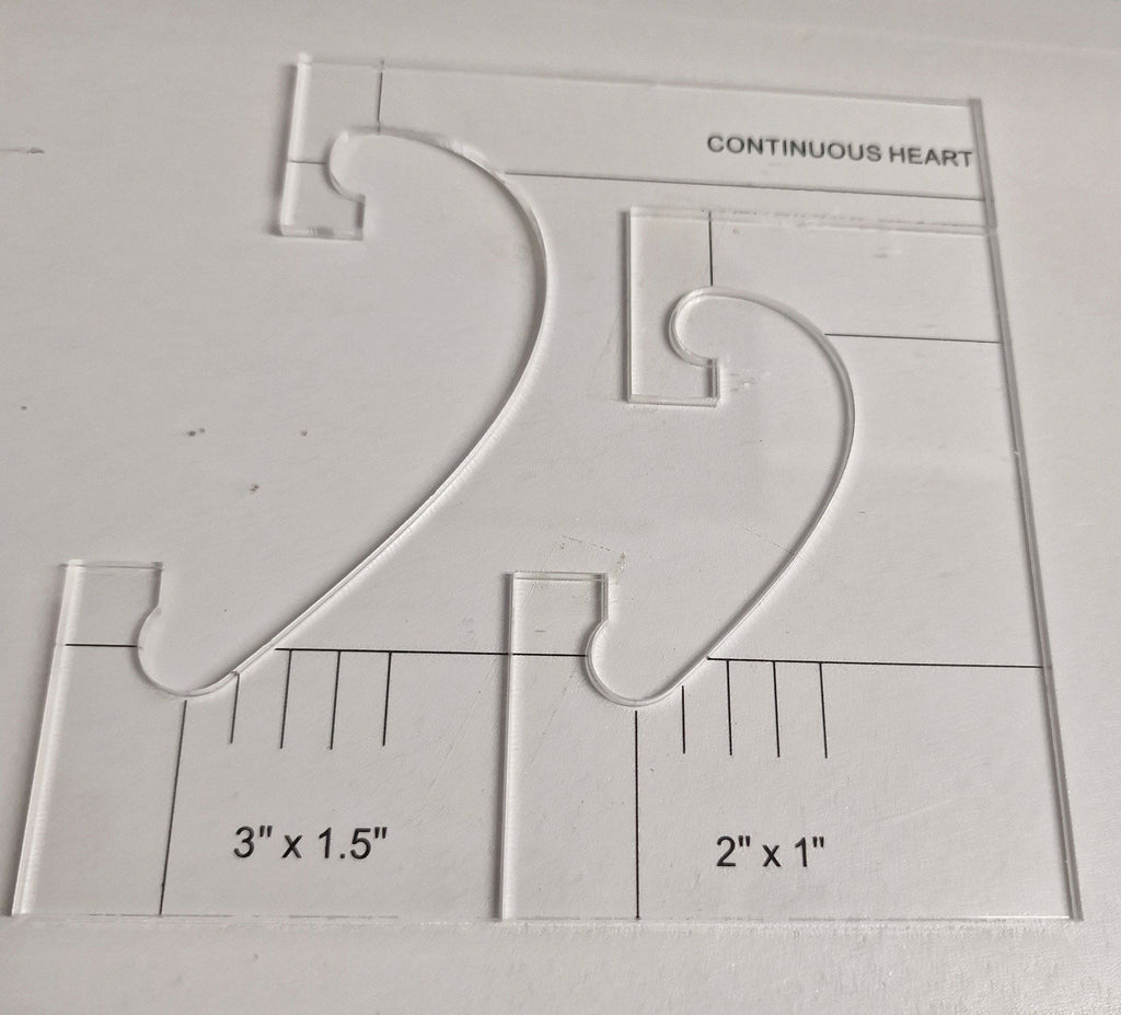 New Ruler Border Sampler Template Set for Sewing Machine 1set = 4pcs