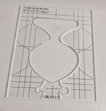 New Ruler Border Sampler Template Set for Sewing Machine 1set = 4pcs