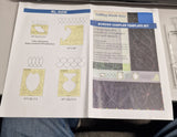 New Ruler Border Sampler Template Set for Sewing Machine 1set = 4pcs