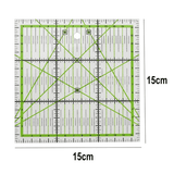 15*15cm Transparent quilting sewing patchwork ruler