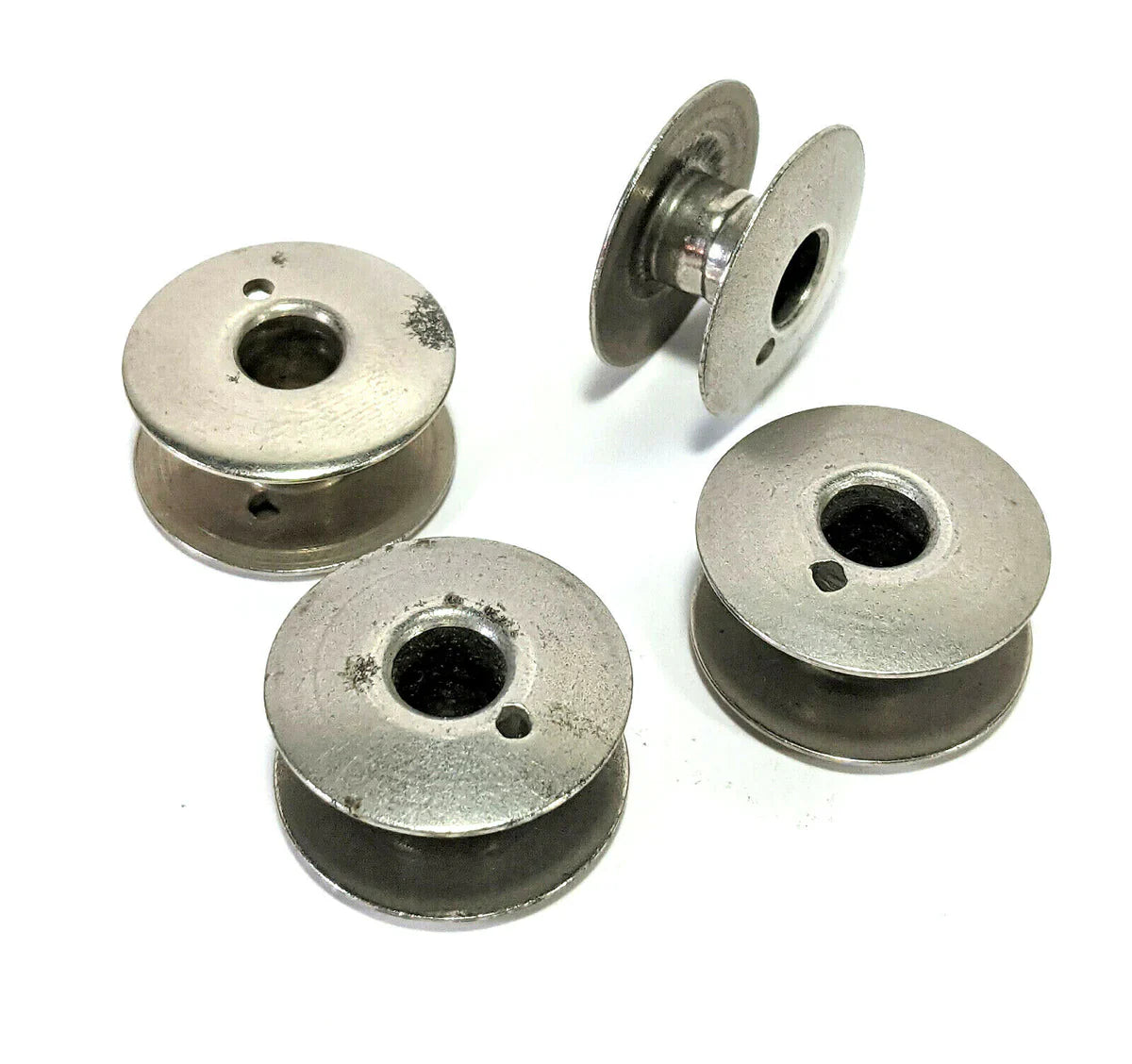 10pcs Singer Sewing Machine Class 66 Bobbins Vintage Molded Steel One Hole