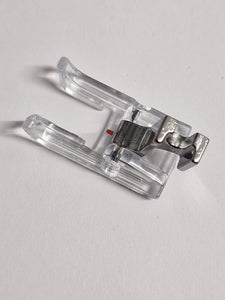 Snap on Clear View Zig zag Open Toe Foot
