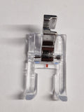 Snap on Clear View Zig zag Open Toe Foot