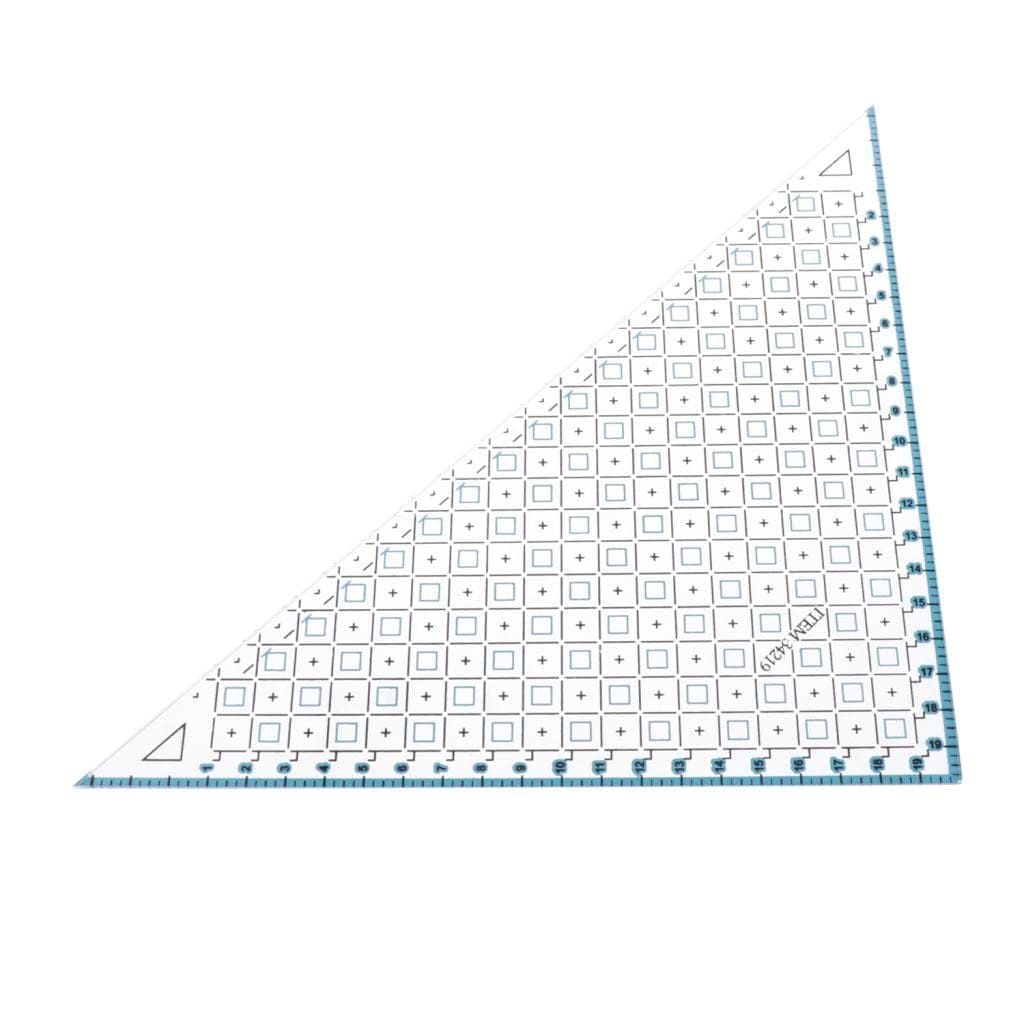Acrylic Triangle Quilting Sewing Ruler
