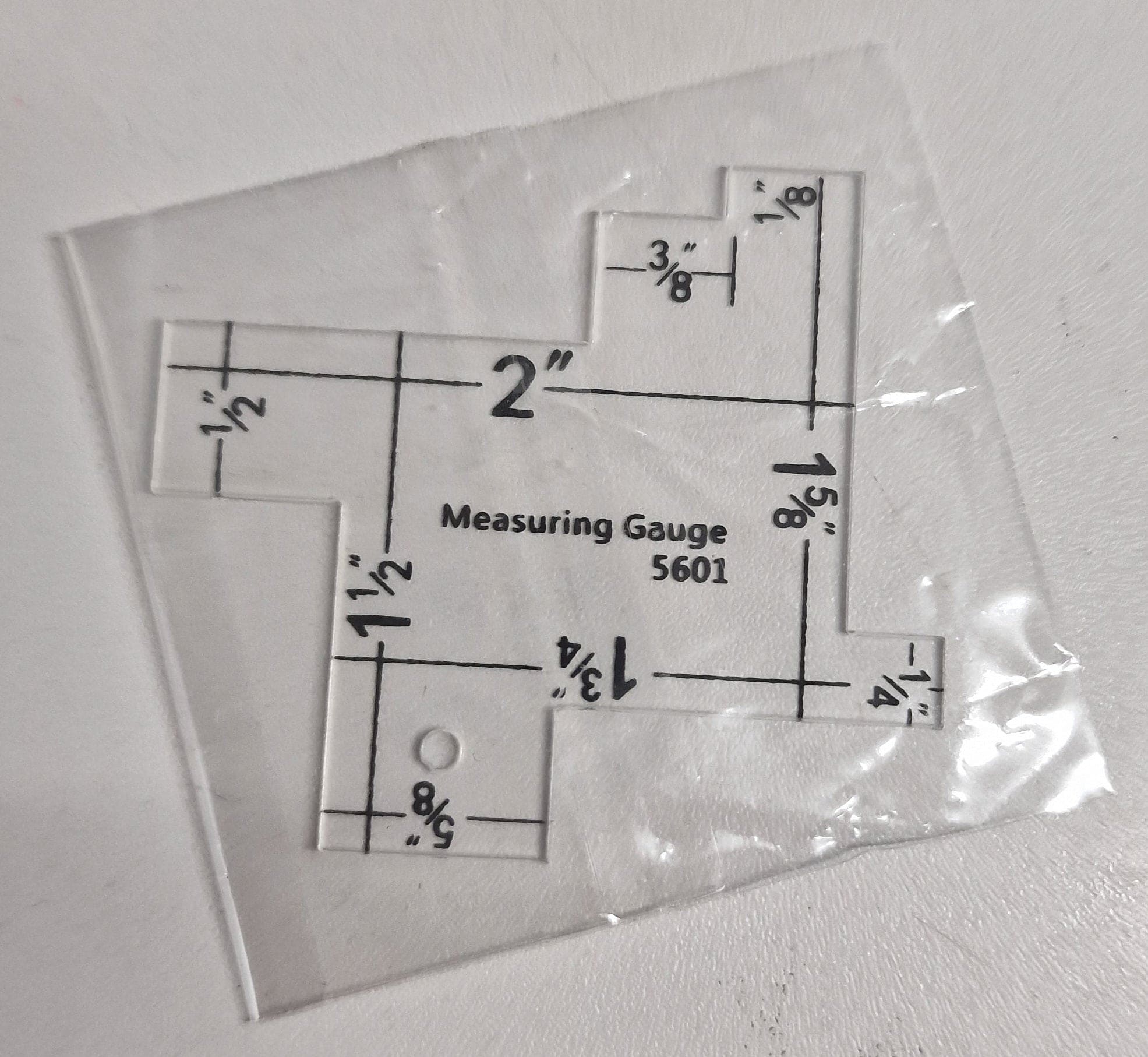 Precision Seam Measuring Gauge Quilting Tailor Ruler Template Sewing Ruler