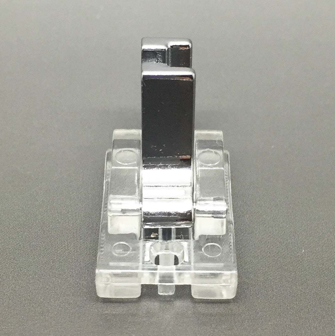 INVISIBLE, CONCEALED ZIP FOOT SCREW ON foot WILL FIT, BROTHER, JANOME, TOYOTA, NEW SINGER DOMESTIC SEWING MACHINES