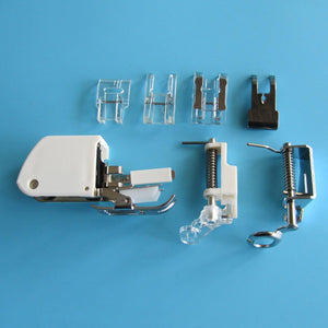 7 Piece Presser Feet Kit Bias Tape and Rolled Hem
