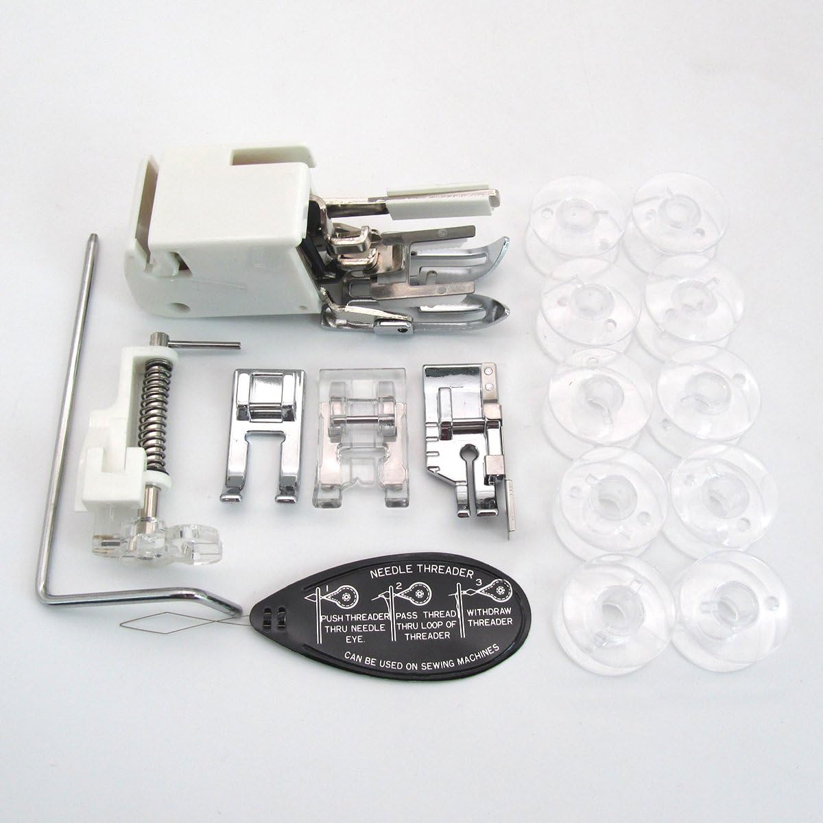 Low Shank Walking Foot,Free Motion Darning Foot Kit