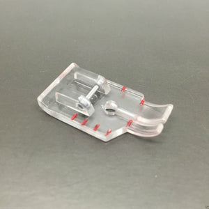 1/4' patchwork quilting foot clear snap on fits most domestic sewing machines