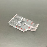 1/4' patchwork quilting foot clear snap on fits most domestic sewing machines