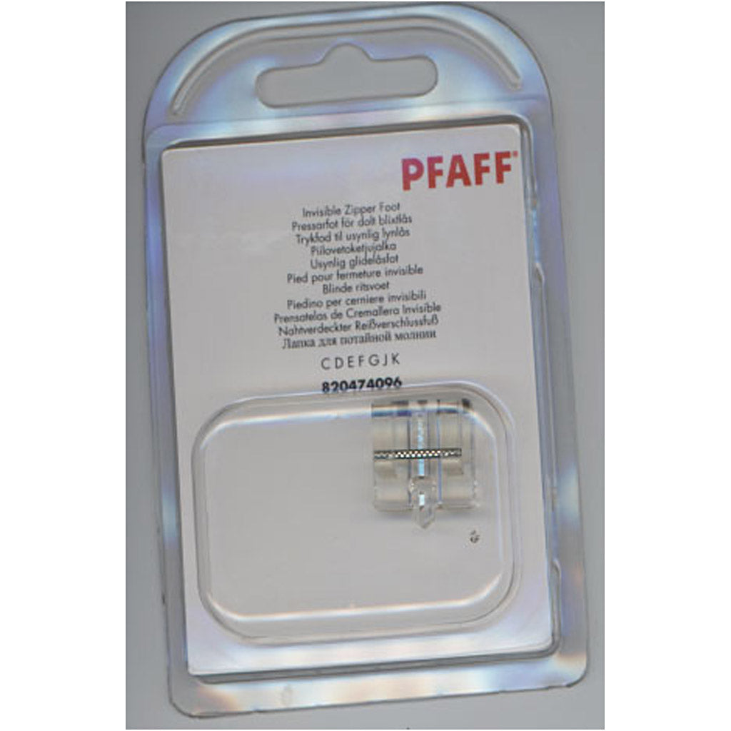 Pfaff Invisble Zipper Foot 820474096