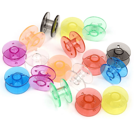 10x Coloured Bobbins Mixed Colours