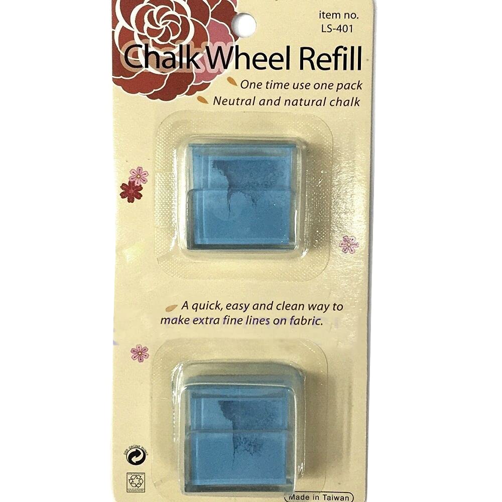 Chalk Wheel Powder Refills - Blue, Red, White, Yellow - Pick Color - 2 Pack