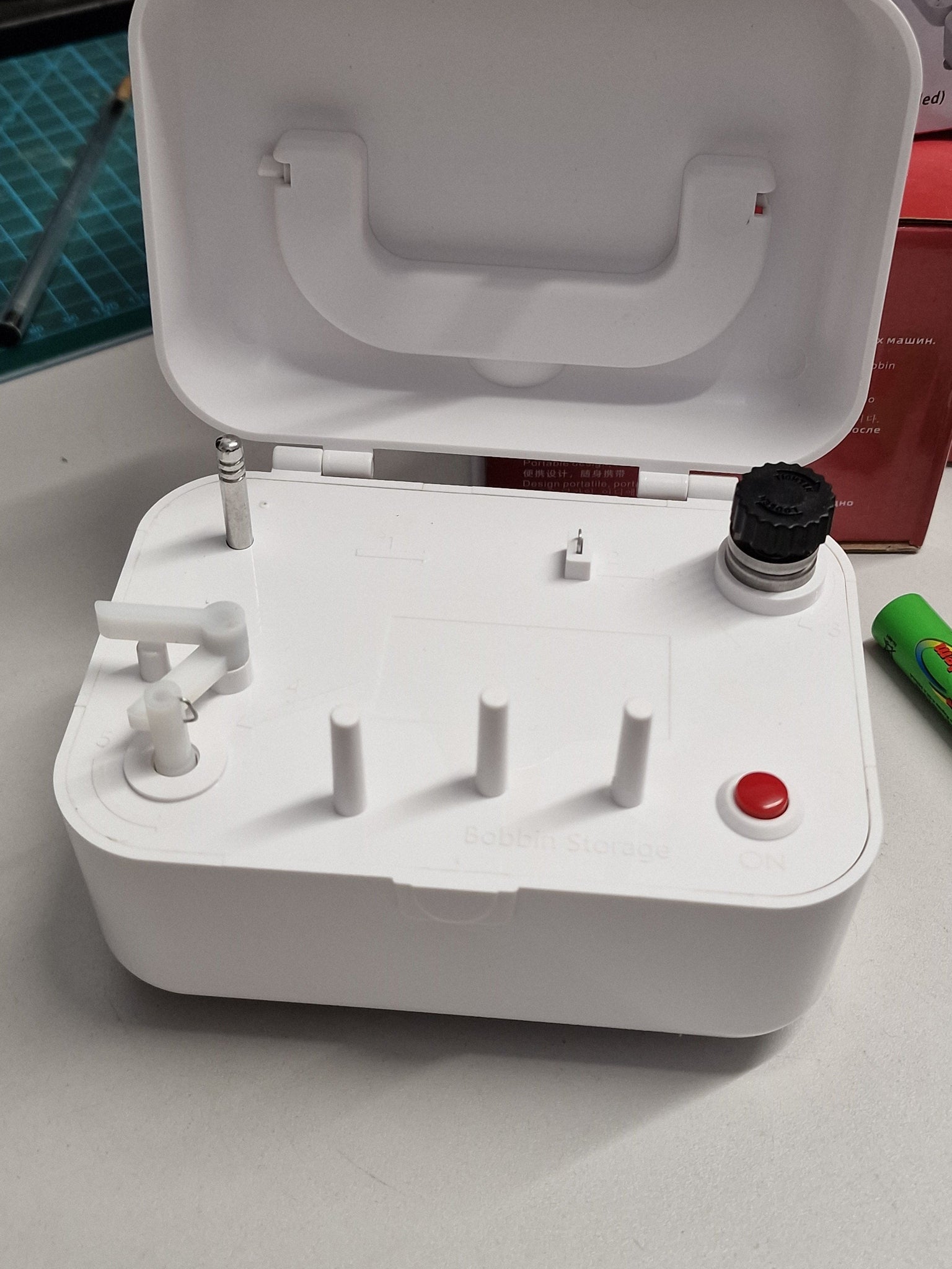 Bobbin Winder Sewing Machine Assistant - Battery / Electric requires Lead