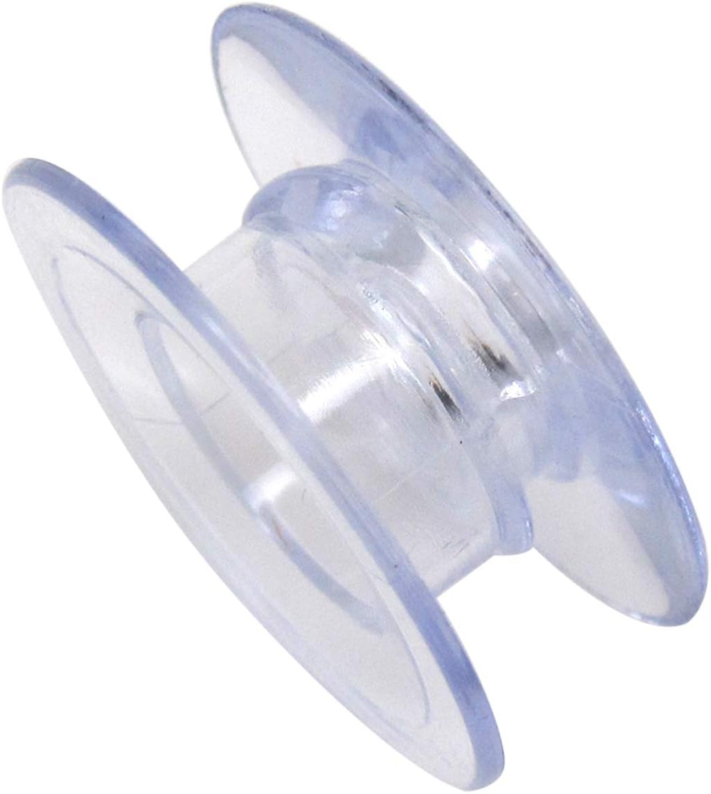 10PC Clear Concave Bobbins #4120975-45 FIT for Viking 1,1+,Husqvarna Viking 1100,White 3200,9800