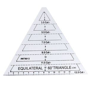 60% Equilateral Triangle Quilting Ruler