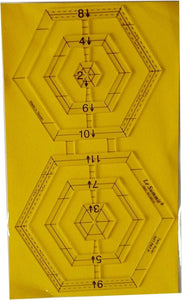 Twin Ruler Quilting Double Pentagon