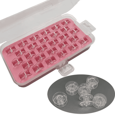 28pc Pink Bobbin Box