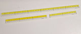 Small Transparent Quilting Ruler 3ps set QR-1410, QR-1415, QR-1430