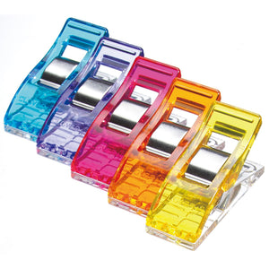 120 Wonder Clips Assorted Colours and Sizes