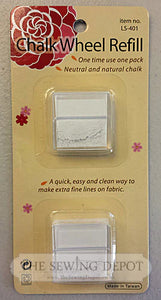 Chalk Wheel Powder Refills - Blue, Red, White, Yellow - Pick Color - 2 Pack