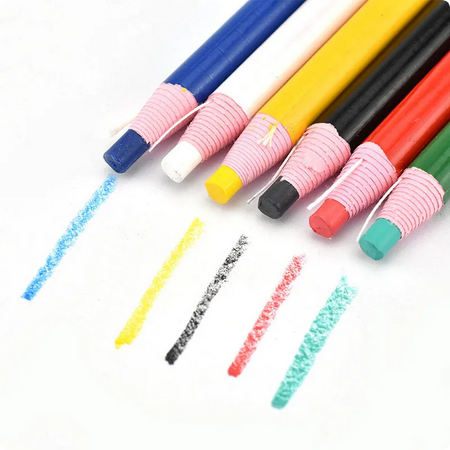 Yoke1pc Sewing Chalk Pencil Durable Fabric Marking Dressmaker Tailor Chalk Pencil White