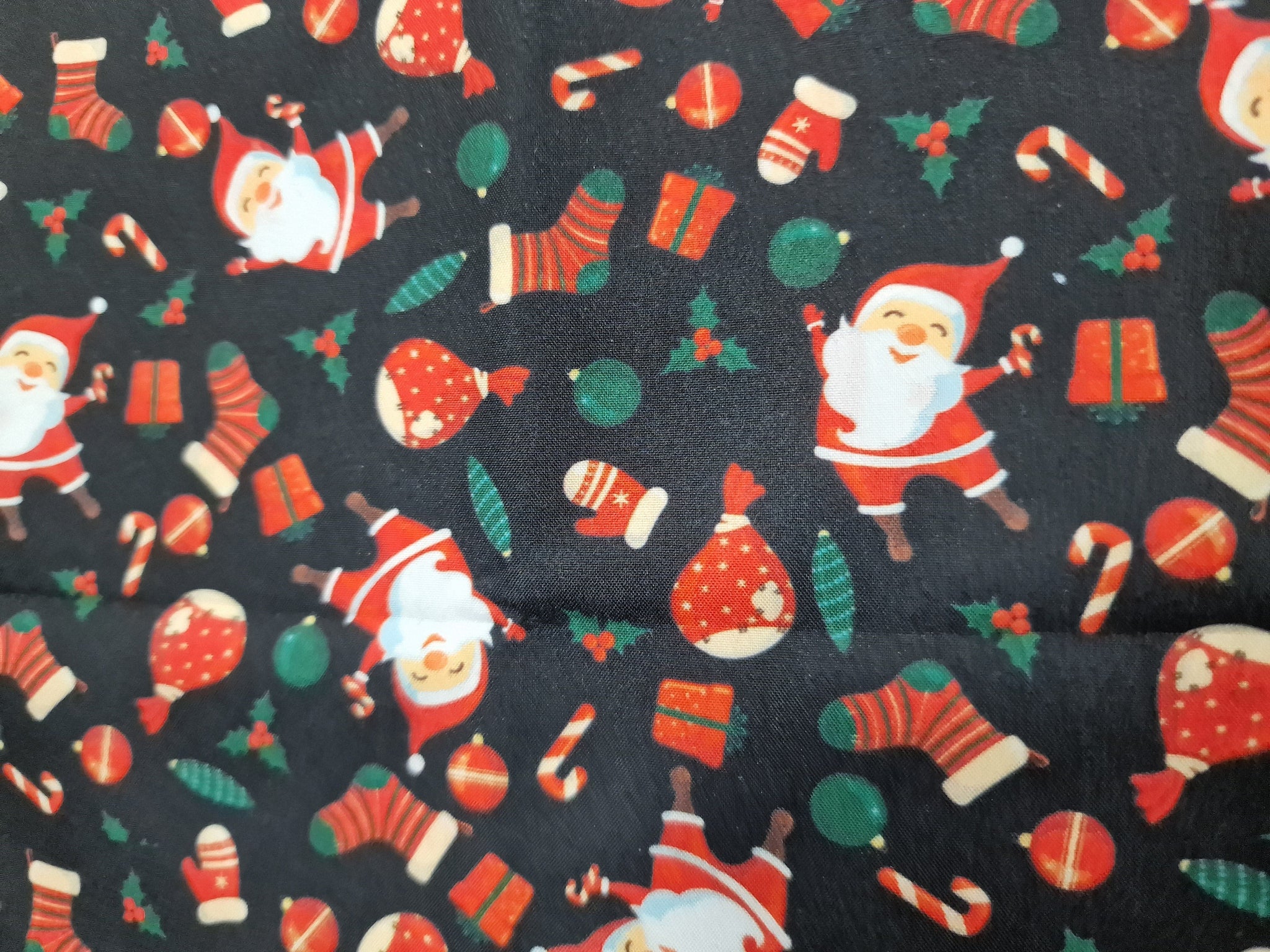 5 piece 10"x10" Christmas Theme Polyester Fabric sewing Quilt Fabric